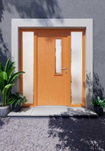 Apeera Silka C9 Composite Door in orange