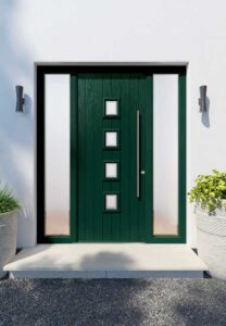 Apeera Silka Beetham Composite Door in green