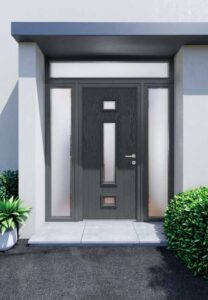 Apeera Silka Birr Composite Door in mid grey