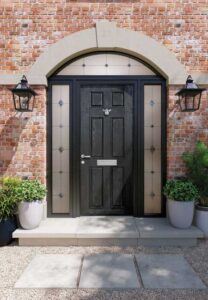 Apeera Silka Dunluce Composite Door black