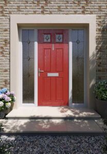 Apeera Silka Dunluce Composite Door in red