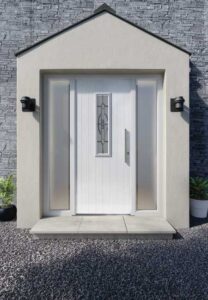 Apeera Silka Fraser Composite Door in white