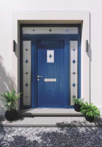 Apeera Silka Hanwell Composite Door in blue