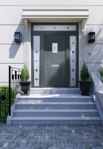 Apeera Silka Hanwell Composite Door in mid grey