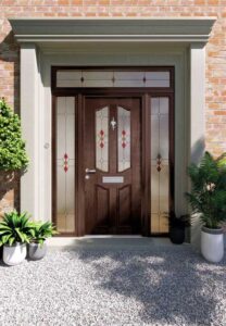 Apeera Silka Portland Composite Door in brown