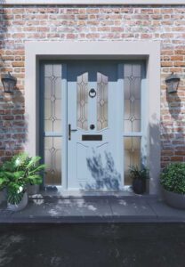 Apeera Silka Portland Composite Door in pale blue