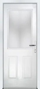 Portico composite door in white