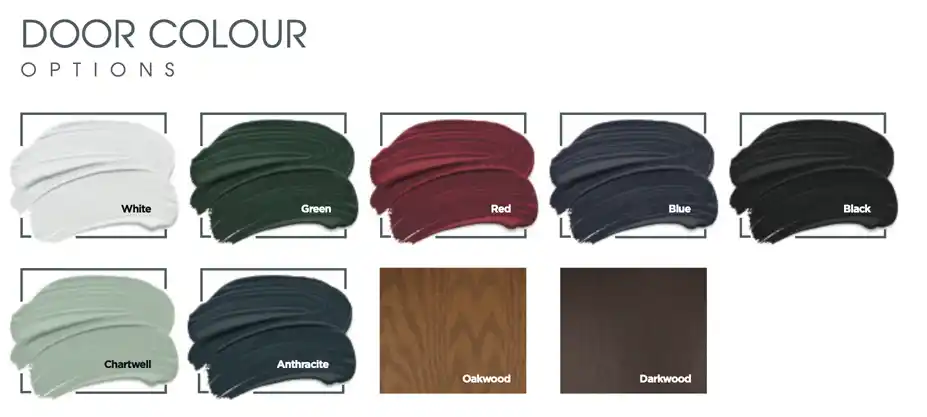 Portico doors colour options